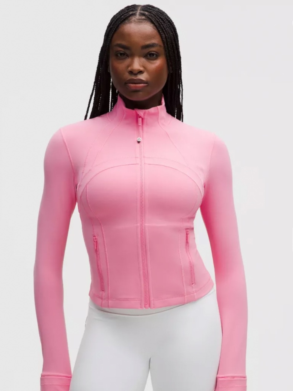 Lululemon Candy Cloud Cropped Define Jacket Sz 14